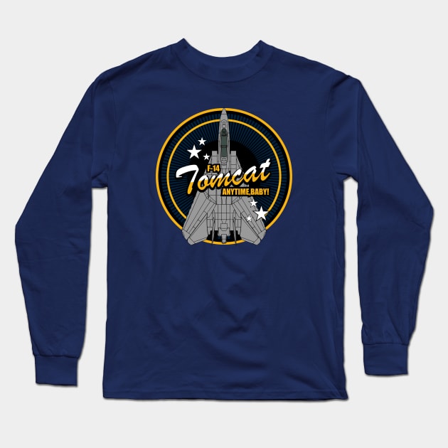 F-14 Tomcat Patch Long Sleeve T-Shirt by TCP